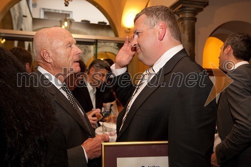 Božo Dimnik, lobist in Tomaž Lovše, nekdanji predsednik Ameriške gospodarske zbornice (AmCham)