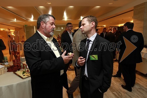 Ciril Smrkolj, predsednik Kmetijsko gozdarske zbornice Slovenije ter  Andreas Hermann, AMA Marketing