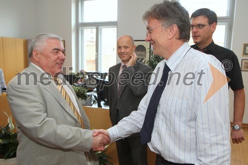 Prof. dr. Nikolay Tsuglenok, rektor Krasnoyarsk State Agrarian University in prof. dr. Danijel Rebolj, rektor Univerze v Mariboru