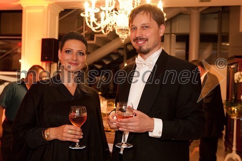 Andreja Geržina, operna pevka in Klemen Golner, pianist