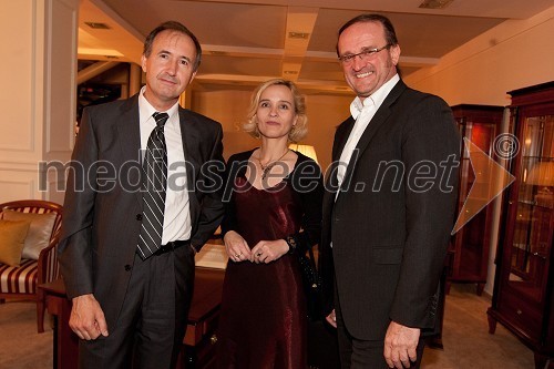 Milan Prevejšek, vodja prodaje inženiring Stilles d.o.o., mag. Martina Resnik, vodja financ in ekonomike Stilles d.o.o. in Jani Vozelj, arhitekt