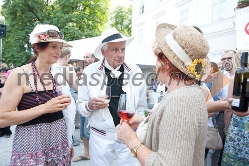 Majda Pintar, Demeter Bitenc, igralec in Bernarda Jeklin, nekdanja urednica Jane