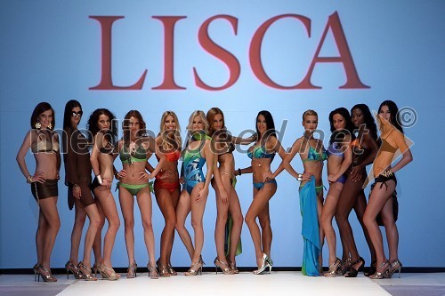 Petra Erjavec, manekenka, Tjaša Ambrož, manekenka, Nina Kočar, manekenka, Anamarija Avbelj, Miss Universe Slovenije 2008, Tina Katanić, Kraljica Hrvaške 2006, Natalija Osolnik, manekenka, Nika Globokar, manekenka, Iris Mulej, manekenka, Samanta Škrjanec, manekenka, Rima Salman, manekenka, Bali Lawal, manekenka, Sandra Arpovič, manekenka