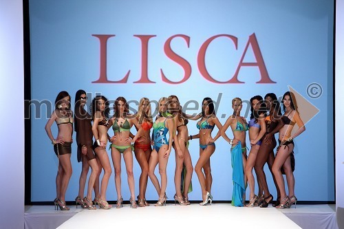 Petra Erjavec, manekenka, Tjaša Ambrož, manekenka, Nina Kočar, manekenka, Anamarija Avbelj, Miss Universe Slovenije 2008, Tina Katanić, Kraljica Hrvaške 2006, Natalija Osolnik, manekenka, Nika Globokar, manekenka, Iris Mulej, manekenka, Samanta Škrjanec, manekenka, Rima Salman, manekenka, Bali Lawal, manekenka, Sandra Arpovič, manekenka