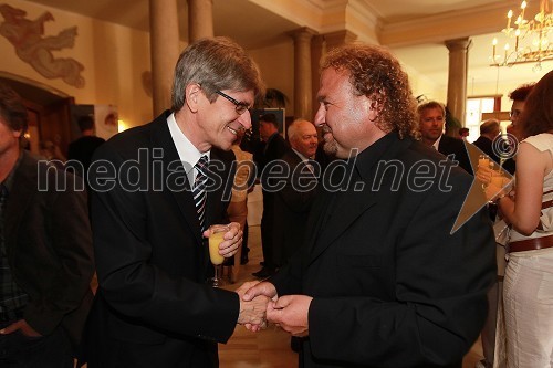 Jan Ciglenečki, direktor predstavništva Slovenske turistične agencije v Avstriji in Darko Brlek, direktor Festivala Ljubljana