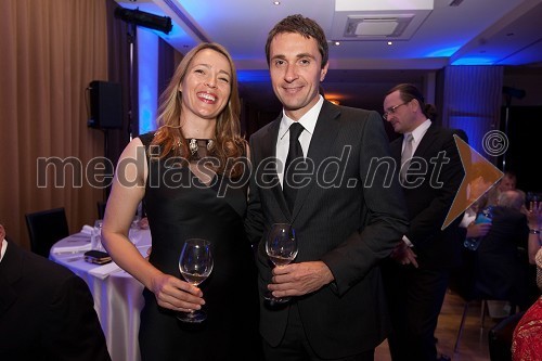 Elvira Marčeta in Gregor Jamnik, generalni direktor Hotel Slon d.d.