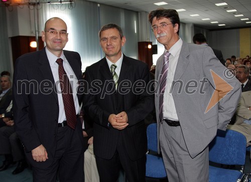 Draško Veselinovič, Peter Vrisk, predsednik Kmetijsko gozdarske zbornice Slovenije in Jožko Čuk, direktor Gospodarske zbornice Slovenije