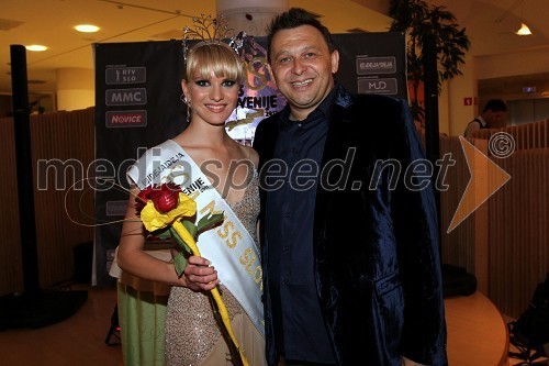 Damir Osredečki, IdejaIdeja in Lana Mahnič Jekoš, Miss Slovenije 2011	