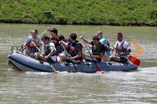 Raft ekipa Fakulteta za kemijo in kemijsko tehnologijo UM