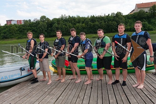 Raft ekipa Fakulteta za gradbeništvo UM