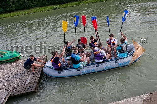 Raft ekipa Fakulteta za kemijo in kemijsko tehnologijo UM