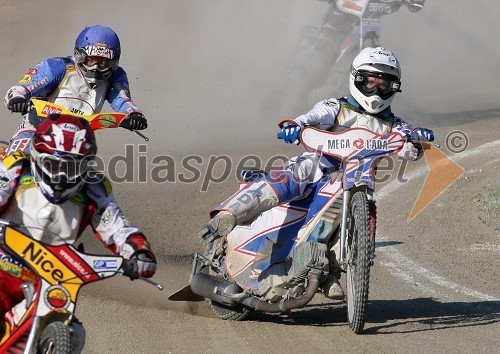 Piotr Pawlicki, Poljska, Vaclav Milik, Češka in Vitaly Belousov, Rusija