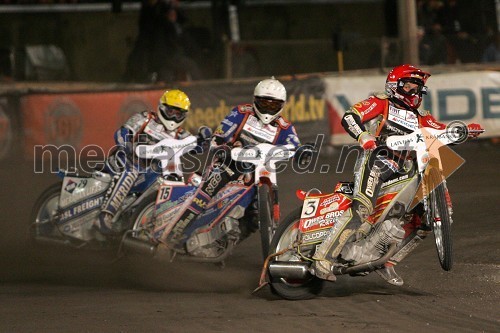 Hans Andersen (Danska), Niels Kristian Iversen (Danska) in Leigh Adams (Avstralija)