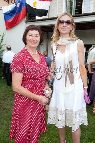 Vida Rudolf, Konzulat R.J. Koreje in Karin Košak Arzenšek, lastnica Galerije Feniks