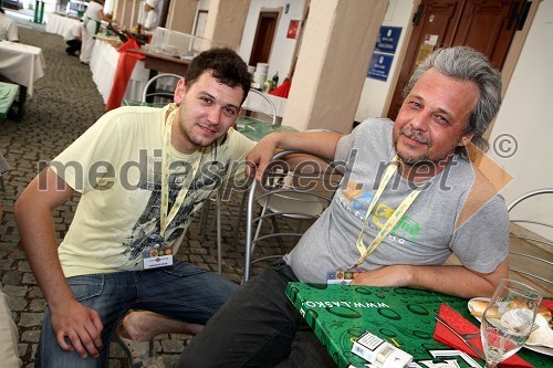 Gašper Salobir, umetniški vodja laške pihalne godbe in Vili Grdadolnik, EPR d.o.o.