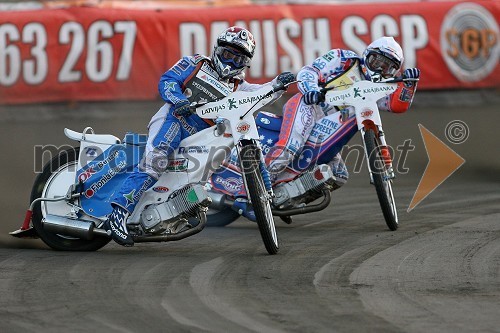 Nicki Pedersen (Danska) in Jason Crump (Avstralija)