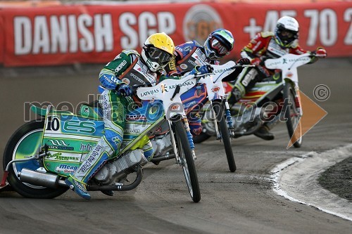 Antonio Lindbaeck (Švedska), Scott Nicholls (VBR) in Leigh Adams (Avstralija)