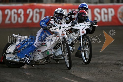 Nicki Pedersen (Danska) in Lee Richardson (VBR)