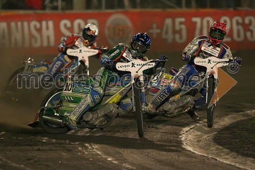 Jaroslaw Hampel (Poljska), Antonio Lindbaeck (Švedska) in Matej Žagar (Slovenija)