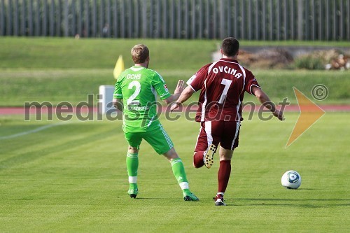 Patrick Ochs, VfL Wolfsburg in Dragan Ovčina, Triglav