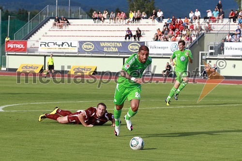 Nogometna tekma Kranj Triglav - Wolfsburg