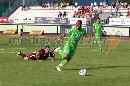 	Rok Brajič, Triglav in Ashkan Dejagah, VfL Wolfsburg