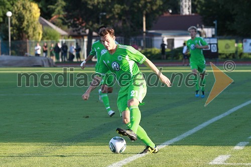 Nogometna tekma Kranj Triglav - Wolfsburg