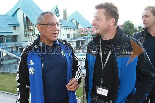 	Felix Magath, trener kluba Wolfsburg in Danilo Steyer, vinogradništvo Steyer vina