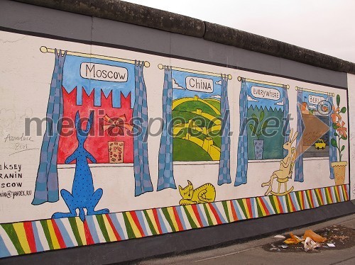 Berlinski zid, East Side Gallery