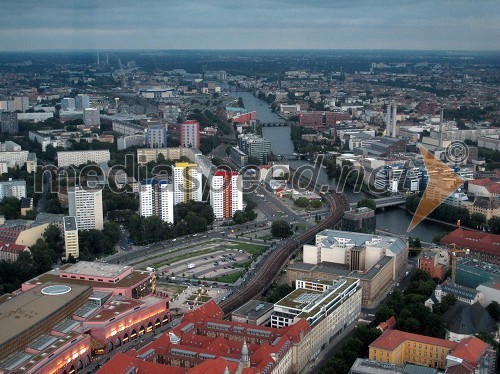 Razgled iz Berlinskega televizijskega stolpa