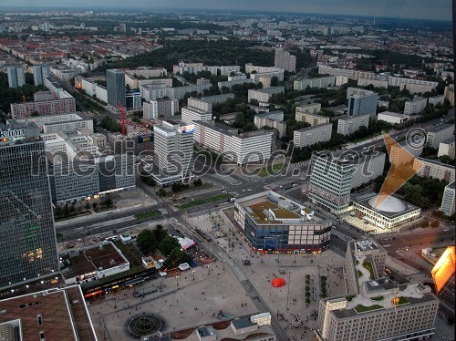 Razgled iz Berlinskega televizijskega stolpa