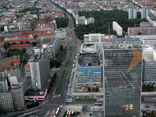 Razgled iz Berlinskega televizijskega stolpa