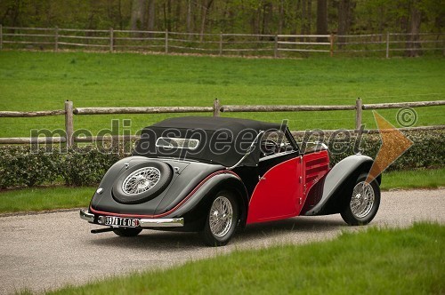 Bugatti Type 57 Stelvio Cabriolet letnik 1938