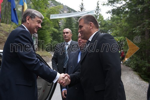 dr. Danilo Türk, predsednik Repubilke Slovenije in Jure Žerjav, župan občine Kranjska Gora