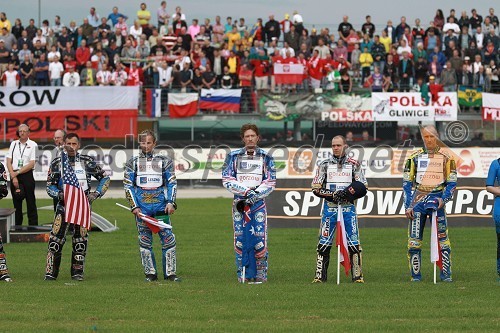 Greg Hancock (ZDA), Rune Holta (Poljska), Jason Crump (Avstralija), Jaroslaw Hampel (Poljska), Tomasz Gollob (Poljska)