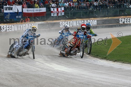 Matej Žagar (Slovenija),Emil Sayfutdinov (Rusija), Magnus Zetterstrom (Švedska), Kenneth Bjerre (Danska)