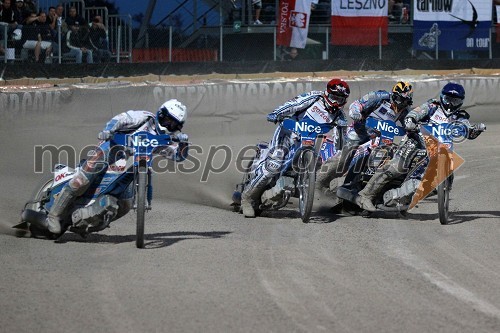 Nicki Pedersen (Danska), Matej Žagar (Slovenija), Jason Crump (Avstralija) in Chris Holder (Avstralija)