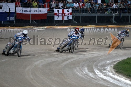 Nicki Pedersen (Danska), Matej Žagar (Slovenija), Chris Holder (Avstralija) in Jason Crump (Avstralija)