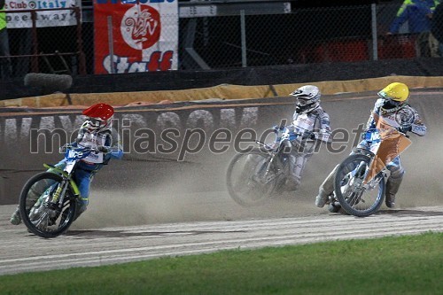 Antonio Lindback (Švedska), Matej Žagar (Slovenija) in Rune Holta (Poljska)