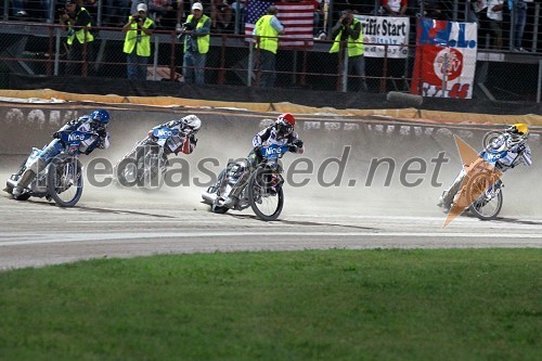 Fredrik Lindgren (Švedska), Chris Harris (Velika Britanija), Janusz Kołodziej (Poljska) in Matej Žagar (Slovenija)