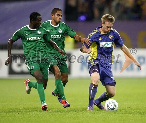 Nogometaša Maccabi Haifa in Robert Benič, nogometaš NK Maribor