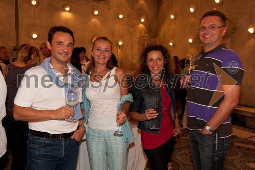 Danilo Ferjančič, generalni direktor Porsche Slovenija d.o.o., soproga Polona, Simona Podlipny, marketing Porsche Slovenija d.o.o. in Petr Podlipny, direktor znamke Škoda pri Porsche Slovenija d.o.o.