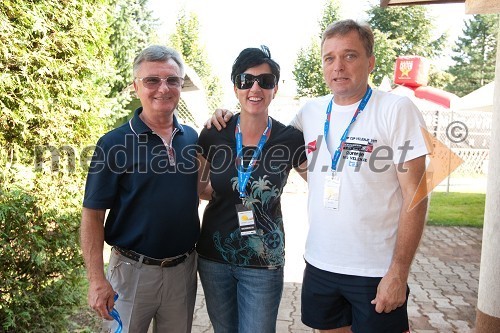 	Slavko Razberger, Marjetka Gaberšek Golež, direktorica podjetja Grupa Eura in Bojan Ban