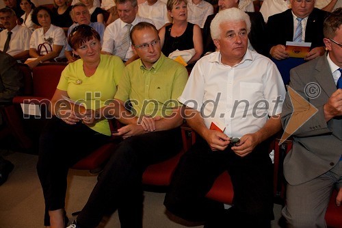 ..., Radovan Žerjav, predsednik SLS in László Göncz, poslanec madžarske narodne skupnosti