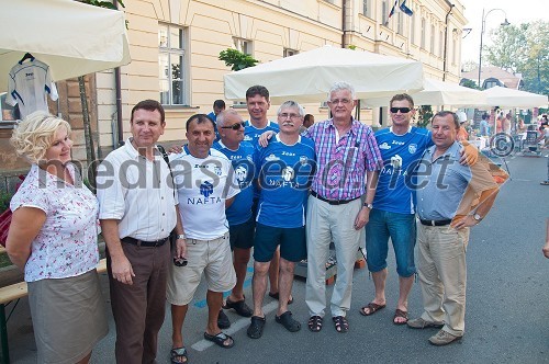 Mirjana Balažek, Anton Balažek, župan Lendave, Stanko Preradović, …, Ivan Oletič, Pavel Gantar, predsednik Državnega zbora, Marjan Drvarič in Stanislav Gjerkeš