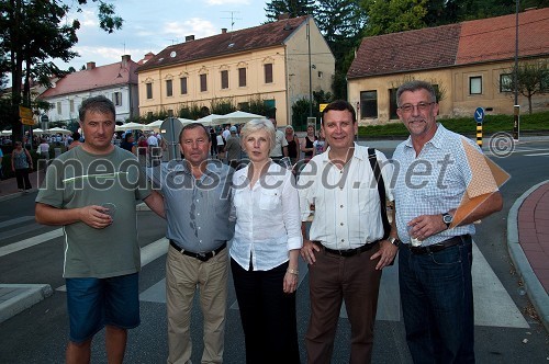 Jožef Gerenčer, direktor Eko-park Lendava, Stanislav Gjerkeš podžupan Lendave, Olga Požgai Horvat, direktorica Zdravstvenega doma Lendava, Anton Balažek in Bojan Korošec, direktor Splošne bolnišnice Murska Sobota