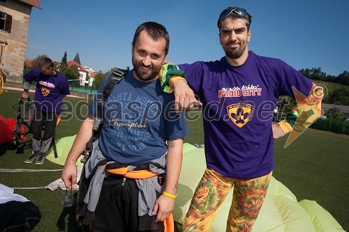 Dejan Vedlin, moderator Radia City in Bor Greiner, odgovorni urednik Radia City