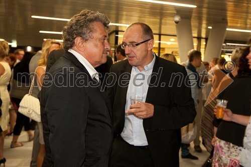 Janez Koželj, podžupan Mestne občine Ljubljana in Brane Krajnik, direktor The Slovenian Times