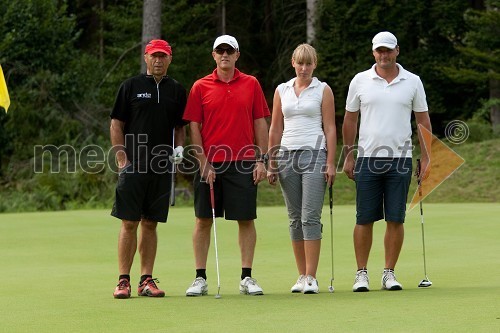 Borut Sedovnik, Matej Krušnik, Eva Golc in Sebastjan Kopitar