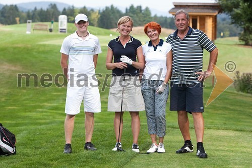 Žiga Novak, Manja Pavlič, Gordana Selič in Branko Hrvatin